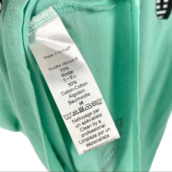 KENZO Paris Oui Non Mint Modal Cotton Blend Baby T-Shirt Size XS - Picture 5 of 6